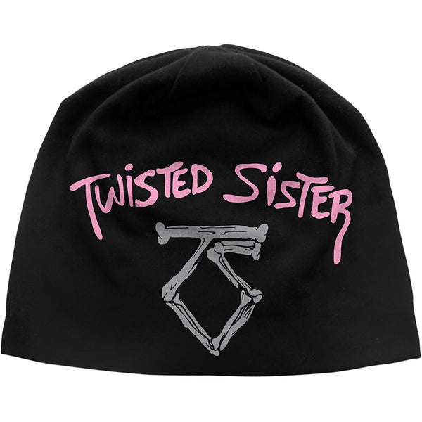 Twisted Sister Unisex Beanie Hat: Logo