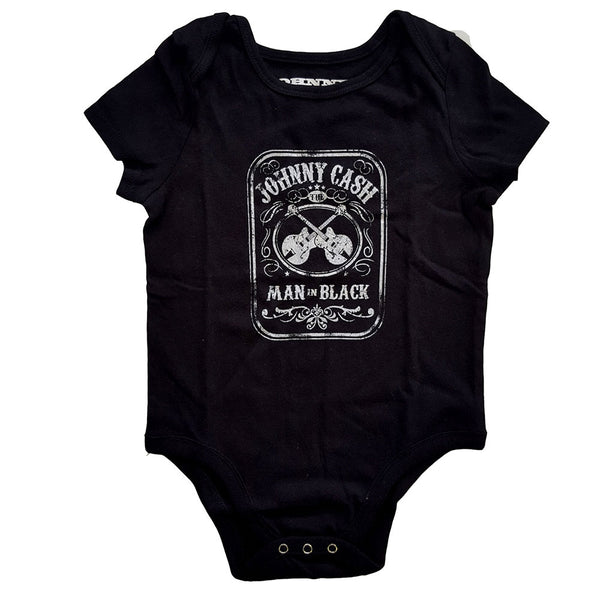 Johnny Cash Kids Baby Grow: Man In Black (24 Months)