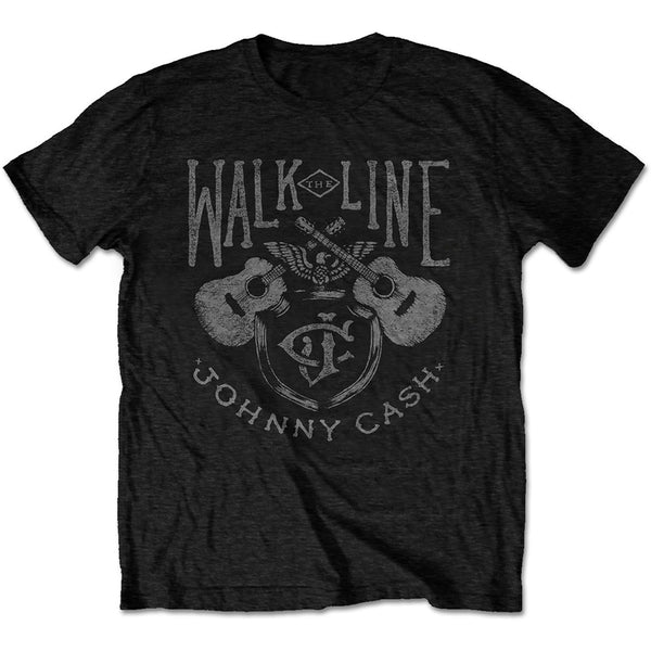 Johnny Cash Unisex Tee: Walk The Line (XX-Large)