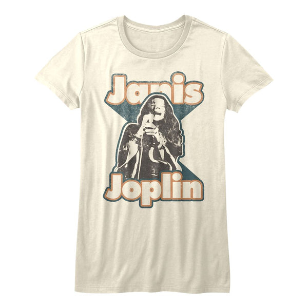 Janis Joplin ladies short sleeve t-shirt.