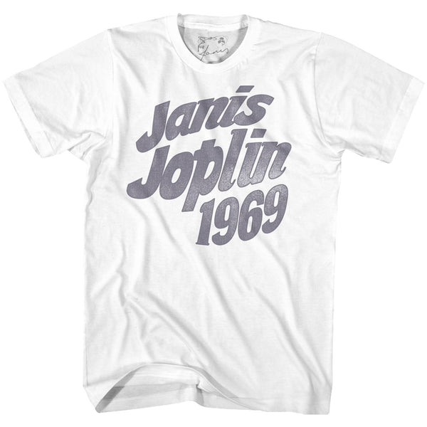Janis Joplin 1969 adult short sleeve t-shirt.