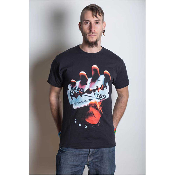 Judas Priest Unisex Tee: British Steel 