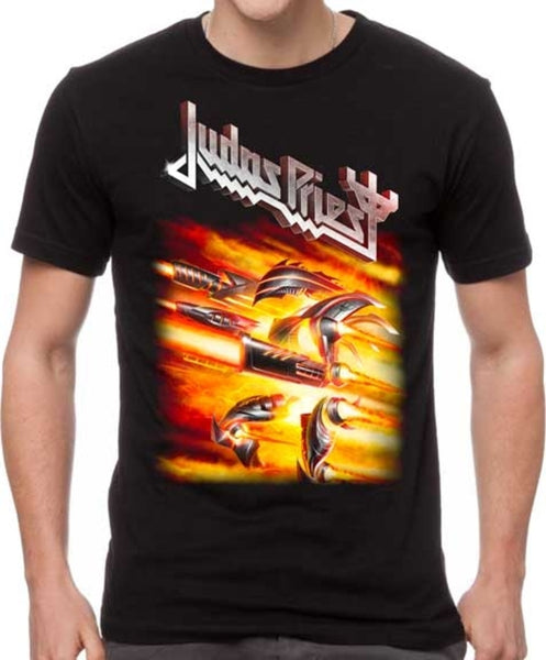 Judas Priest Firepower t-shirt is available at Rocker Tee