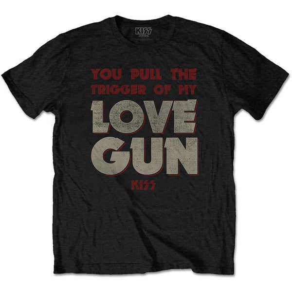 KISS Unisex Tee: Pull The Trigger 