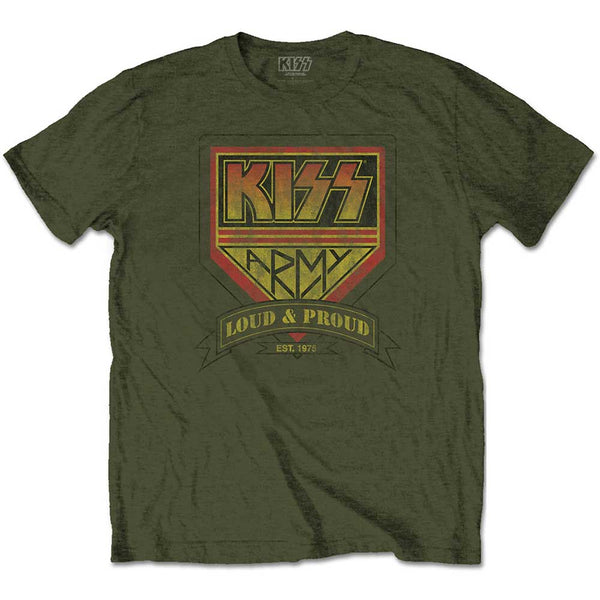 KISS Unisex Tee: Loud & Proud 