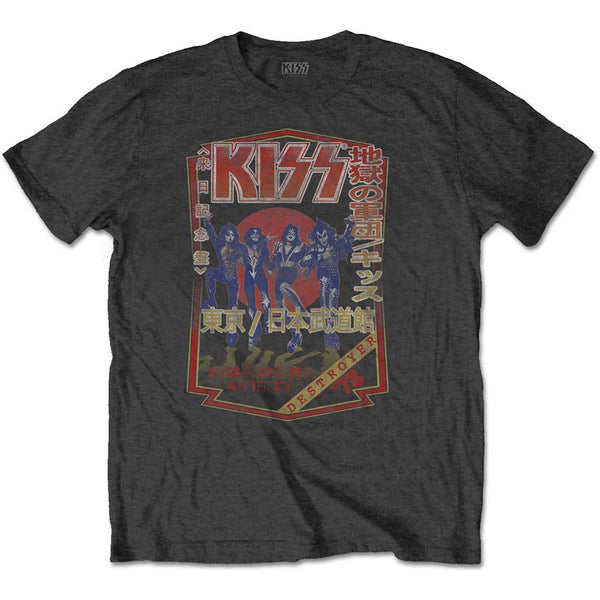 KISS Unisex Tee: Destroyer Tour '78 