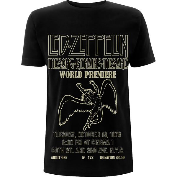 Led Zeppelin Unisex Tee: TSRTS World Premier 