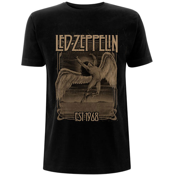 Led Zeppelin Unisex Tee: Faded Falling 
