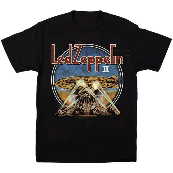 Led Zeppelin Unisex Tee: LZII Searchlights 