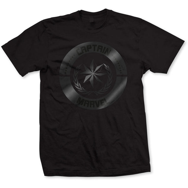 Marvel Comics Unisex Tee: Captain Marvel Silver Circle 