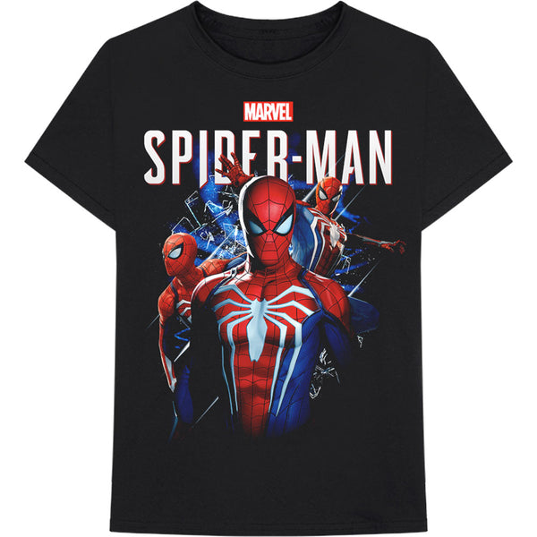 Marvel Comics Unisex Tee: Spider 4 Spiderman Montage 