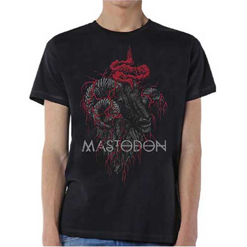 Mastodon Unisex Tee: Rams Head Colour (XXX-Large)