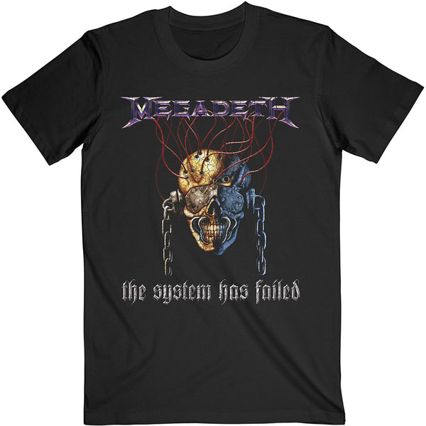 Megadeth Unisex Tee: Systems Fail 