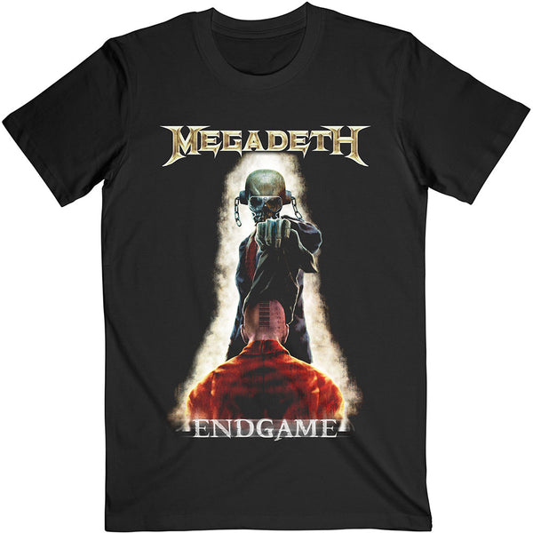 Megadeth Unisex Tee: Vic Removing Hood 