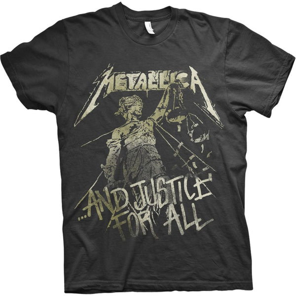 Metallica Unisex Tee: Justice Vintage 
