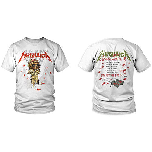 Metallica Unisex Tee: One Landmine (Back Print) 