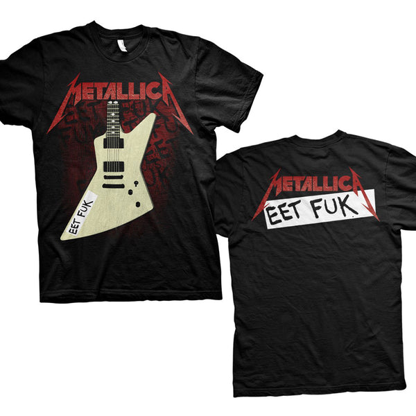 Metallica Unisex Tee: Eet Fuk (Back Print) 