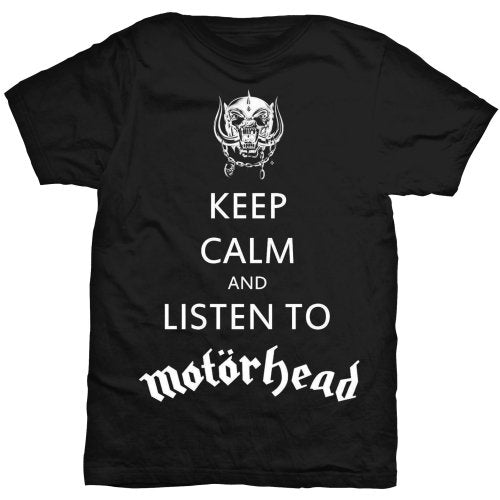 Motorhead Unisex Tee: Keep Calm 