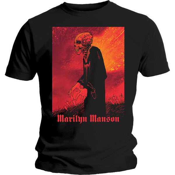 Marilyn Manson Unisex Tee: Mad Monk (XX-Large)