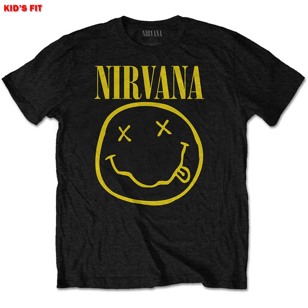 Nirvana Kids Tee: Yellow Smiley (9 - 10 Years)