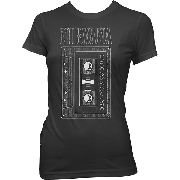 Nirvana Ladies Tee: As You Are Tape 