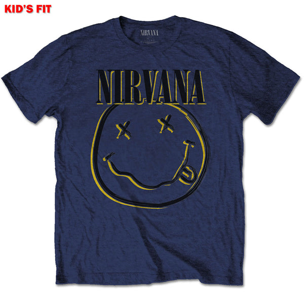 Nirvana Kids Tee: Inverse Smiley (13 - 14 Years)