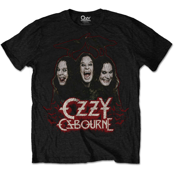 Ozzy Osbourne Unisex Tee: Crows & Bars 