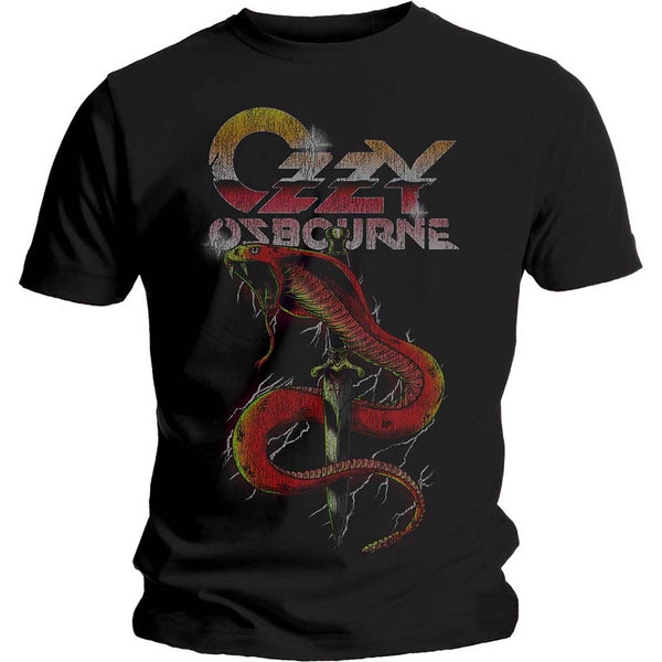 Ozzy Osbourne Unisex Tee: Vintage Snake 