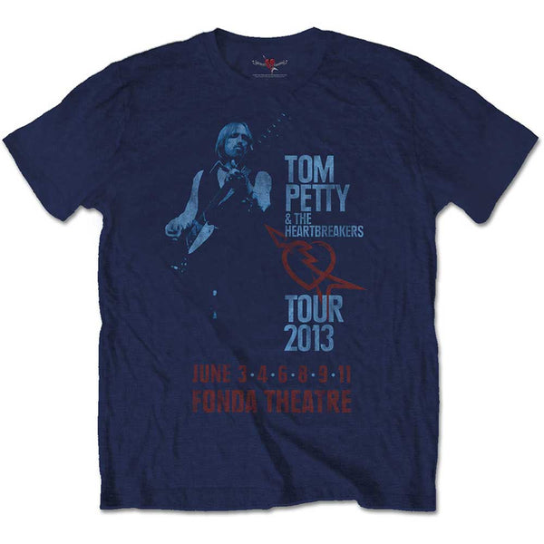 Tom Petty & The Heartbreakers Unisex Tee: Fonda Theatre (Soft Hand Inks) (XX-Large)