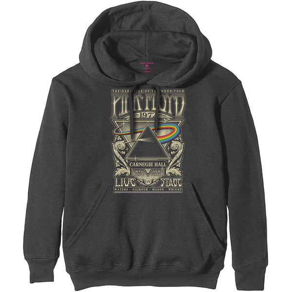 Pink Floyd Unisex Pullover Hoodie: Carnegie Hall Poster (XXX-Large)