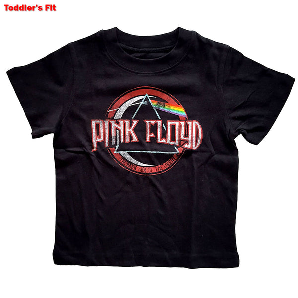 Pink Floyd Kids Tee (Toddler): Vintage Dark Side of the Moon Seal (5 Years)