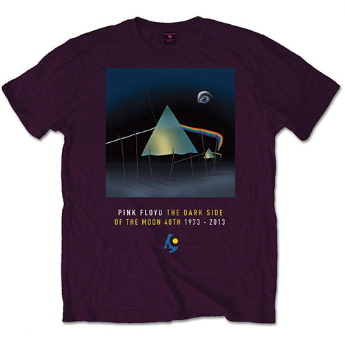 Pink Floyd Unisex Tee: Dark Side of The Moon 40th Dail Sleep (XX-Large)