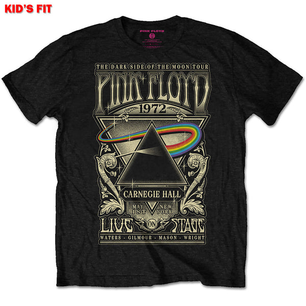 Pink Floyd Kids Tee: Carnegie Hall Poster (Retail Pack) (11 - 12 Years)