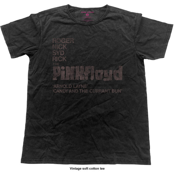 Pink Floyd Unisex Fashion Tee: Arnold Layne Demo (Vintage Finish) (XX-Large)