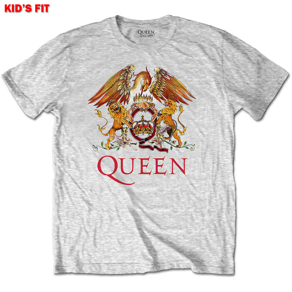 Queen Kids Tee: Classic Crest (13 - 14 Years)