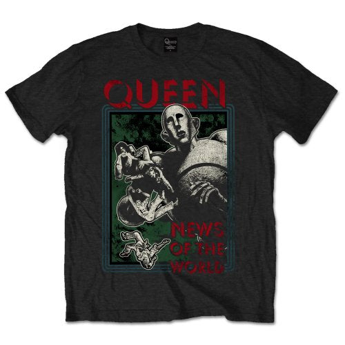 Queen Unisex Tee: News of the World (XX-Large)