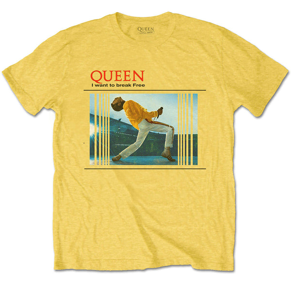 Queen Unisex Tee: Break Free (XX-Large)