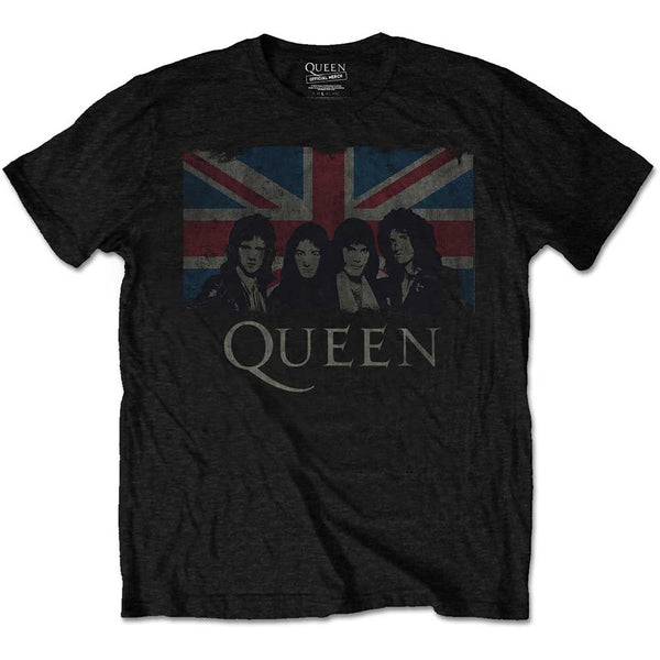 Queen Unisex Tee: Union Jack (Retail Pack) (XX-Large)