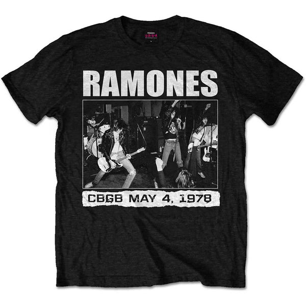 Ramones Unisex Tee: CBGB 1978 