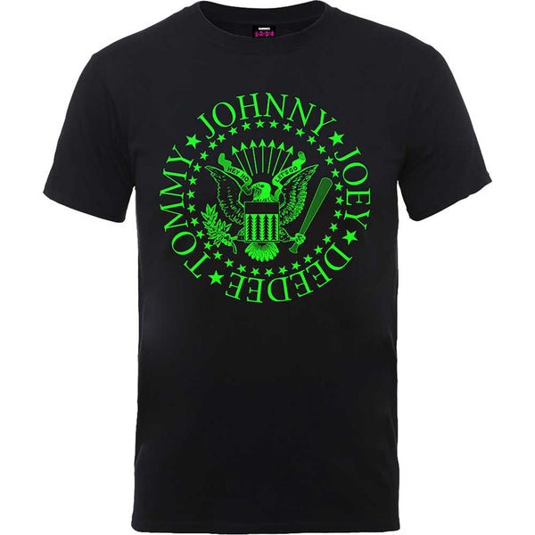 Ramones Unisex Tee: Green Seal 