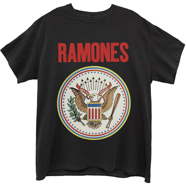 Ramones Unisex Tee: Full Colour Seal 