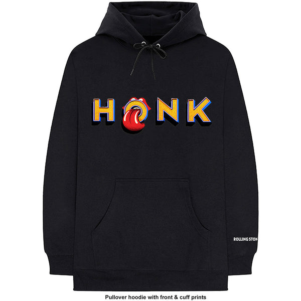 The Rolling Stones Unisex Pullover Hoodie: Honk Letters (Cuff Print) (XX-Large)