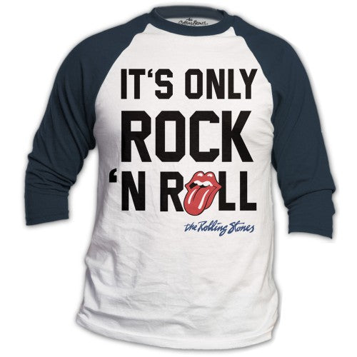 The Rolling Stones Unisex Raglan Tee: Only Rock n' Roll (XX-Large)