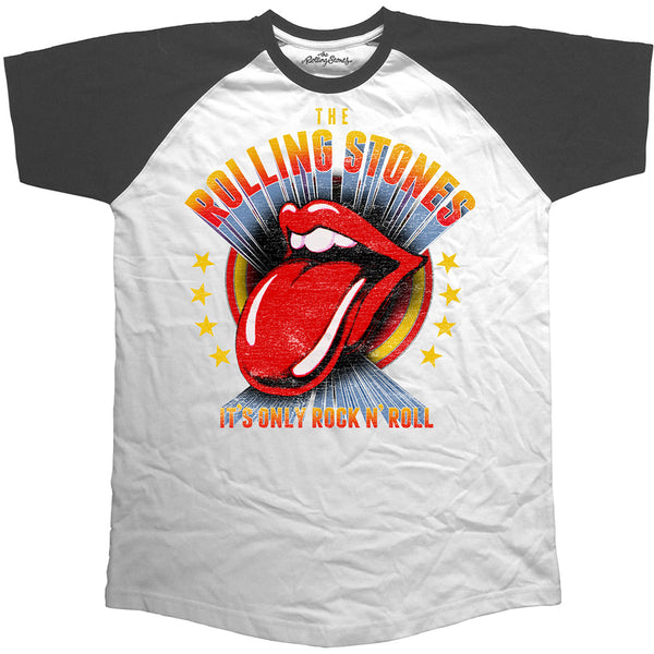 The Rolling Stones Unisex Raglan Tee: It's Only Rock 'n Roll (XX-Large)