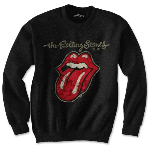 The Rolling Stones Unisex Sweatshirt: Plastered Tongue (XX-Large)