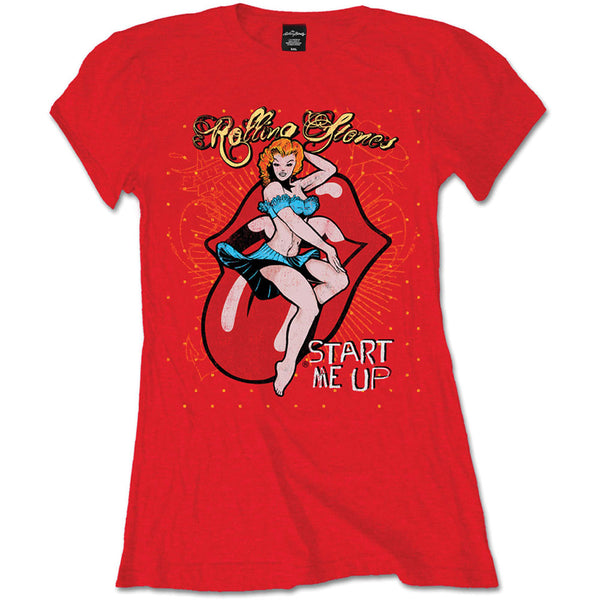 The Rolling Stones Ladies Tee: Start me up (X-Large)