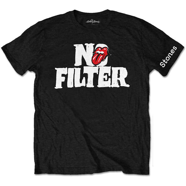 The Rolling Stones Unisex Tee: No Filter Header Logo (XX-Large)