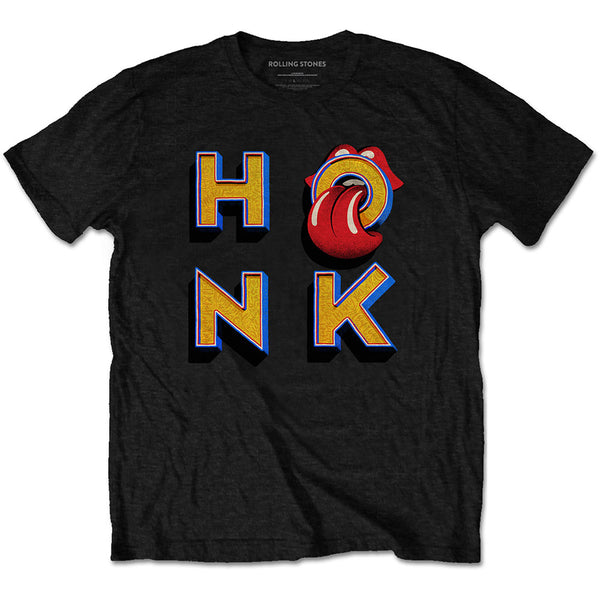 The Rolling Stones Unisex Tee: Honk Letters (XX-Large)