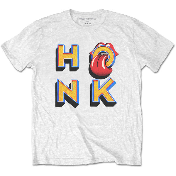 The Rolling Stones Unisex Tee: Honk Letters (XX-Large)