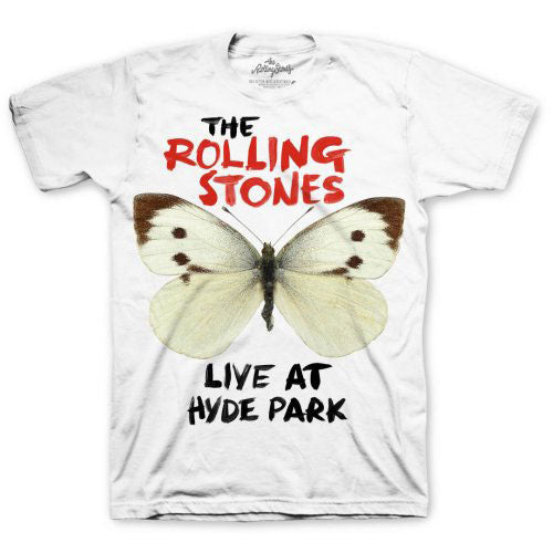 The Rolling Stones Unisex Tee: Butterfly Hyde Park (XX-Large)